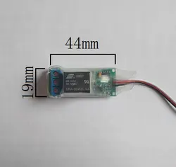 RC модель мини PWM релейный модуль светодиодный контроллер камеры/VTX Электрический переключатель 1ch NO 20A приемник переключатель для