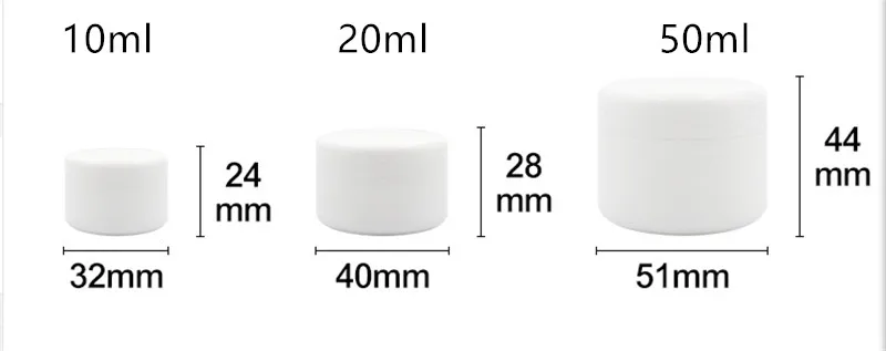 50 шт 10 20 50 100 мл пластиковые пустые бутылки банки внутренняя крышка косметический крем-гель для глаз масло упаковка контейнеры