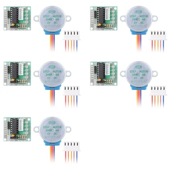 

5pcs DC 5V Stepper Motor Controllers+ULN2003 Driver Module Board 28BYJ-48 TE118