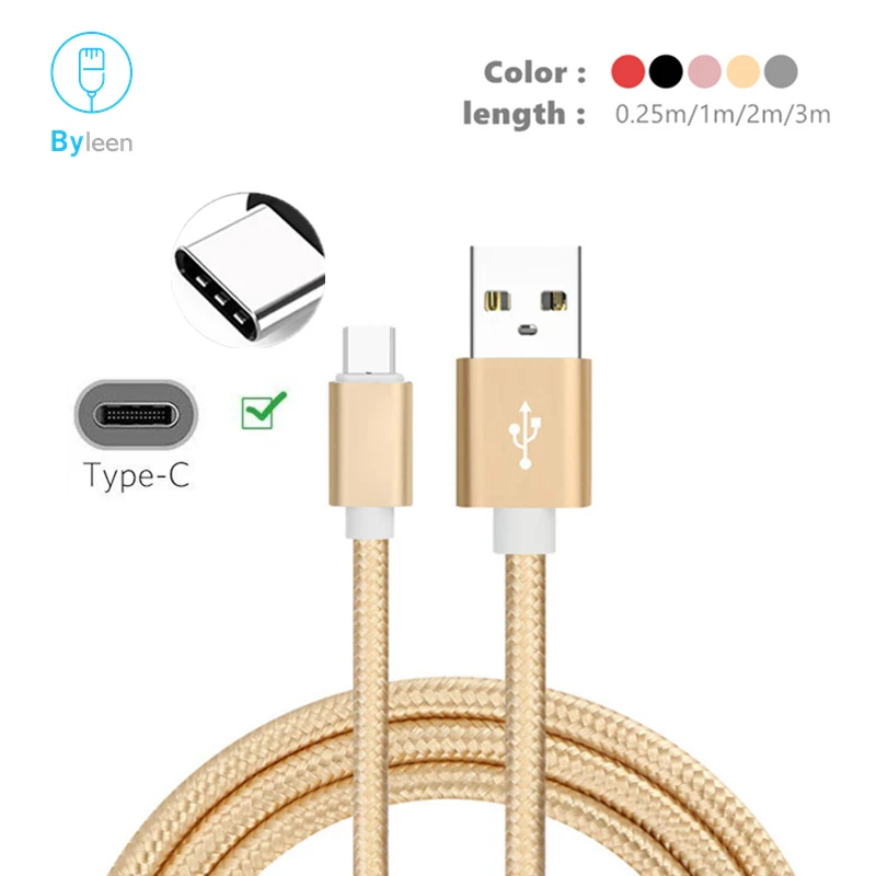 

USB Type C Fast Charging Cable For Samsung S10 Plus S9 A9 Star A70 A50 2018 2.4a USB C Charge Data Sync Cabo For Huawei Honor 10