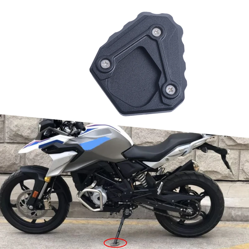 

Side Stand Enlarge Kickstand For BMW G310GS G 310 GS 2017-2018 Motorcycle Accessories Sidestand Foot Enlarger Black Aluminum