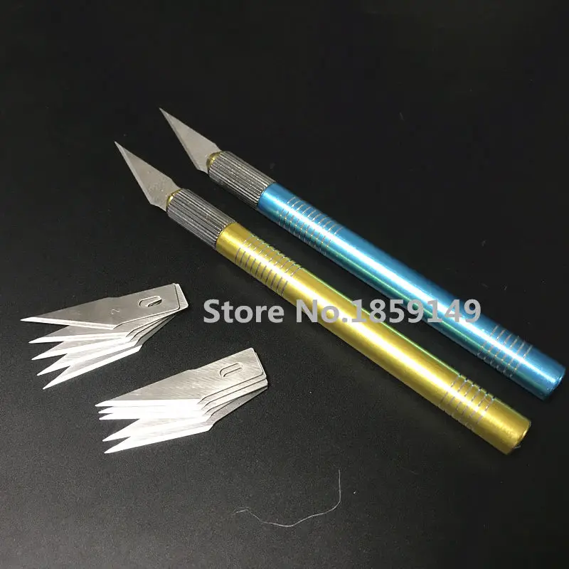 Brand new 2pcs+ 10 pcs BladesJewery Dental Lab Ceramic Sculpturing Knife Blade Spatula Porcelain Separator Plaster Caving Tool | Красота и