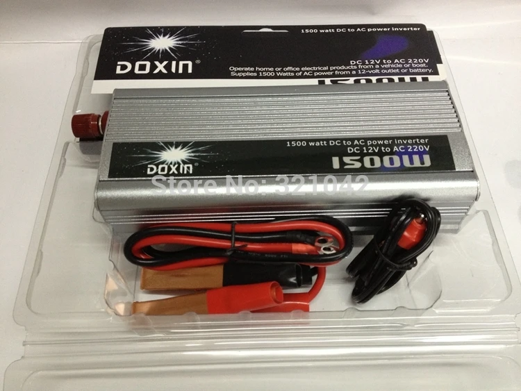 

1500W DC 12V to AC 220V Car Power Inverter Adapter Converter With 5V USB Phone Charger in-car