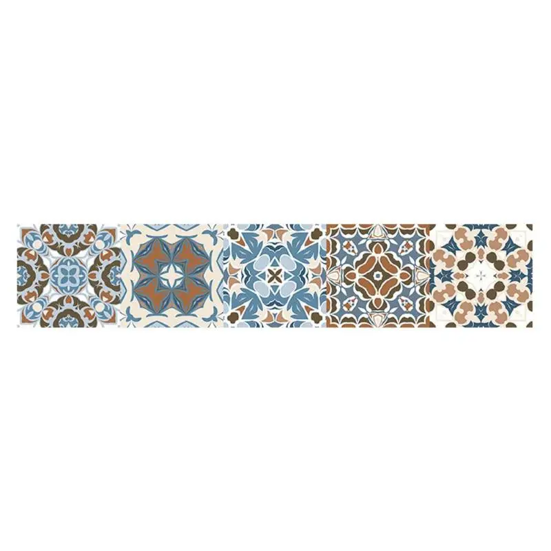 Винтажный марокканский стиль плитки стикер s ПВХ водонепроницаемый самоклеющийся стикер стены s мебель ванная комната DIY Съемная плитка наклейка - Цвет: G
