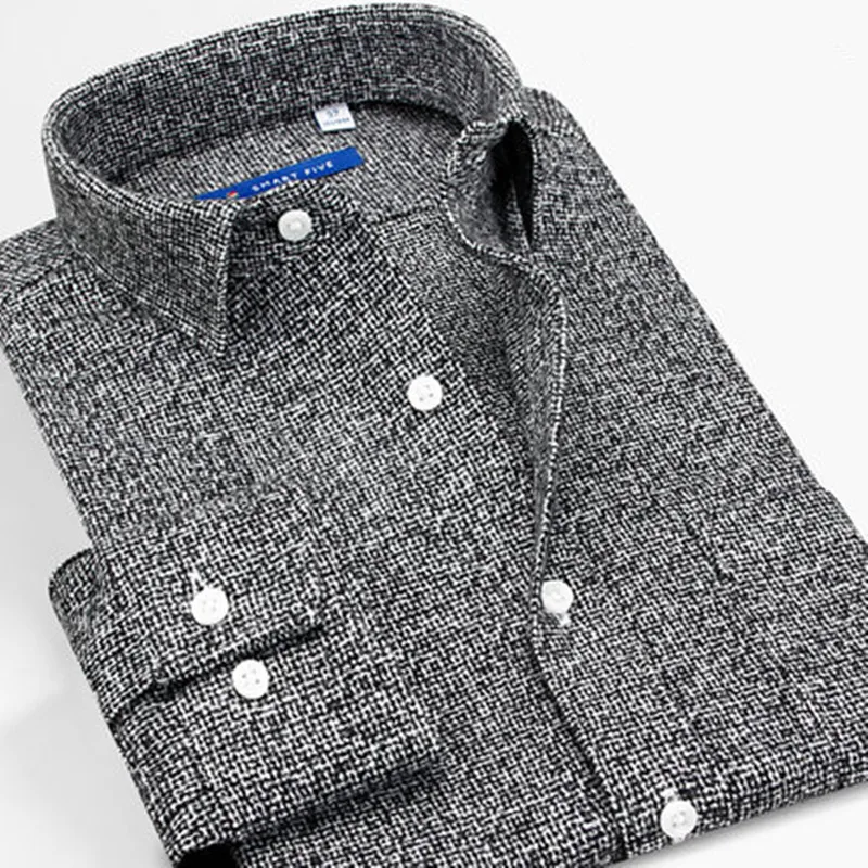 

Smart Five men shirts 100 cotton long sleeve regular Slim Fit Dress Shirts 2017 New Big Size 5XL 6XL