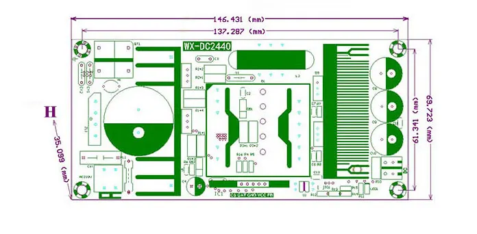 12V8A 24V6A 24V12.5A AC-DC Isolated Switch Power Supply Module (2)