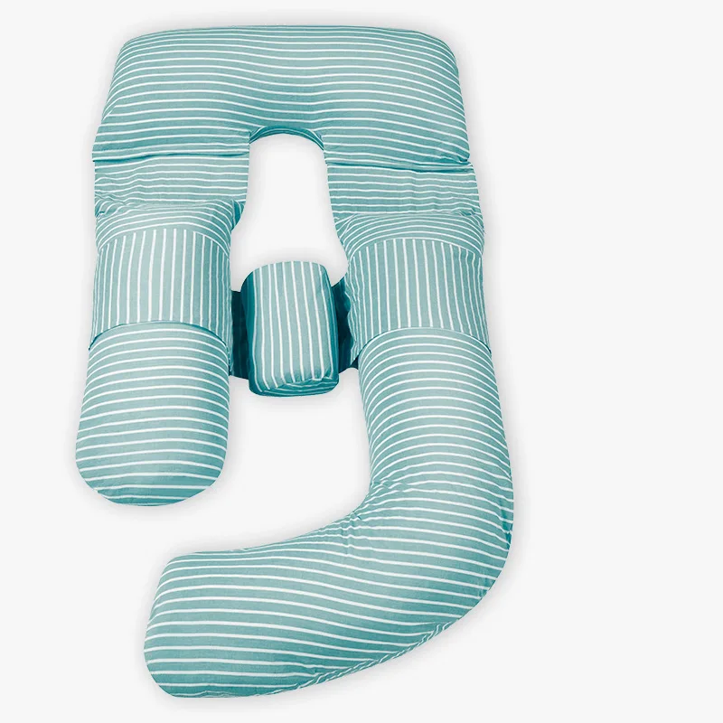 Online Heißer Verkauf Mutterschaft Volle Körper Pflege Kissen, Schwangerschaft Kissen für Hals Arm Bauch Taille Bein, frauen Schwangere Side Sleeper Kissen