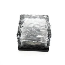 Солнечная энергия ed панель кирпич путь кристалл в форме бокала светодиодный солнечный свет для водонепроницаемый сад газон лампы Пейзаж двора огни