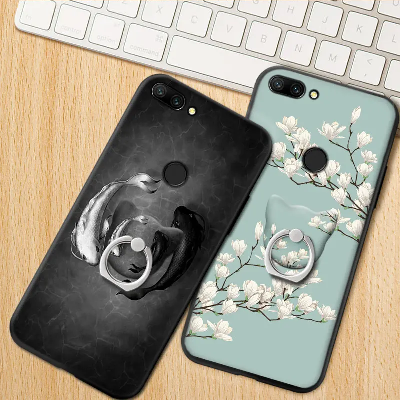 

Fundas Xiaomi mi8 lite Case Silicone 3D cartoon Painting Soft TPU Back Cover for Xiaomi mi8 lite mi 8 lite Protect Phone cases