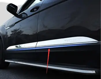 

Stainless Steel car body side moldings side door decoration For Volkswagen Teramont
