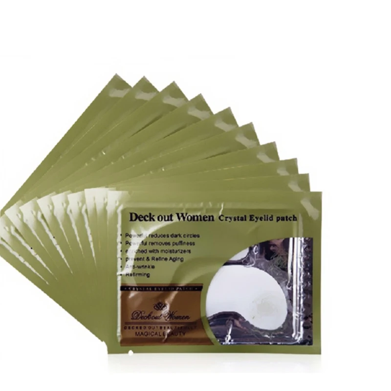 

10pair=20pcs Crystal Collagen Eye Mask Crystal Eyelid Patch Anti Wrinkle Moisture Under Eye Dark Circle Remover Eye Patch