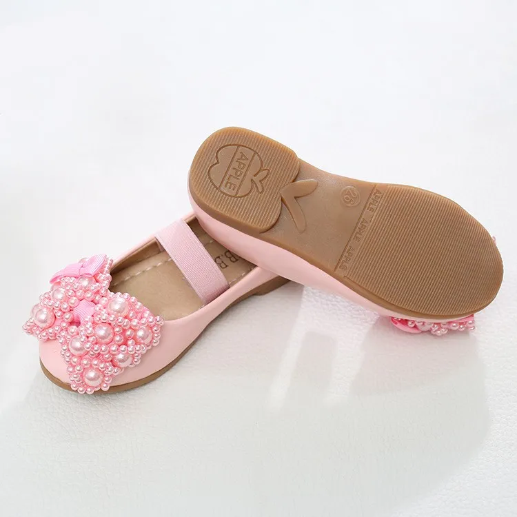 Qloblo/детская кожаная обувь для девочек; сандалии принцессы; свадебные туфли; высококачественные модельные туфли; обувь для вечеринок; цвет розовый, белый