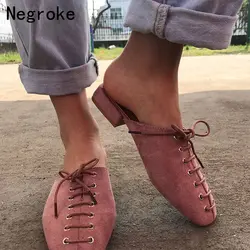 2019 летние тапочки женские шлепанцы сандалии со шнуровкой на плоской подошве повседневная обувь женские слипоны мюли женские летние