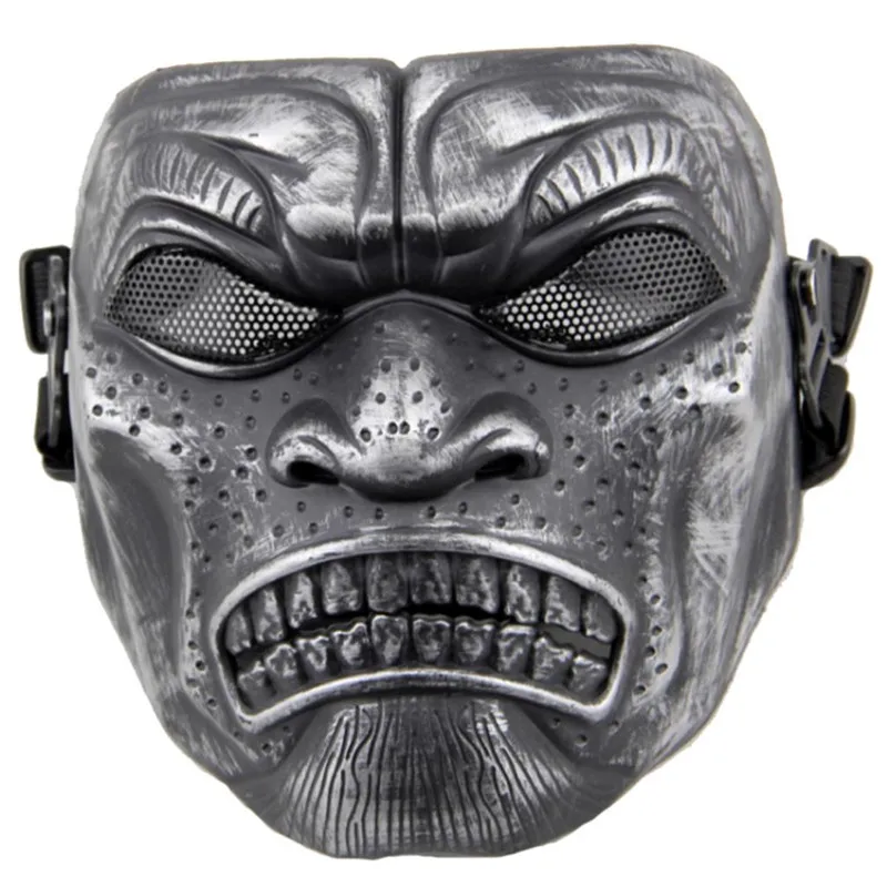 Sparta Warriors Full Face Tactical Airsoft Mask Mesh Skull Hunting Paintball Accessories Military Army Wargame Masks | Спорт и