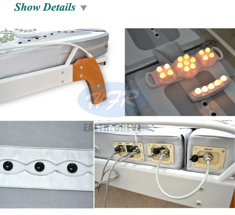 Migun Quente Aquecido Portátil Coréia Barato Nuga Melhor Lcd Automático Elétrico Rolamento Térmico Jade Pedra Massagem Cama Hfr-168-1b 14 Cheap Body moldar Equipamento de Massagem