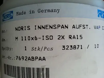 

REIME NORIS THREADING TAPS INNENSPAN AUFST M 110*6 ISO 2X RA15