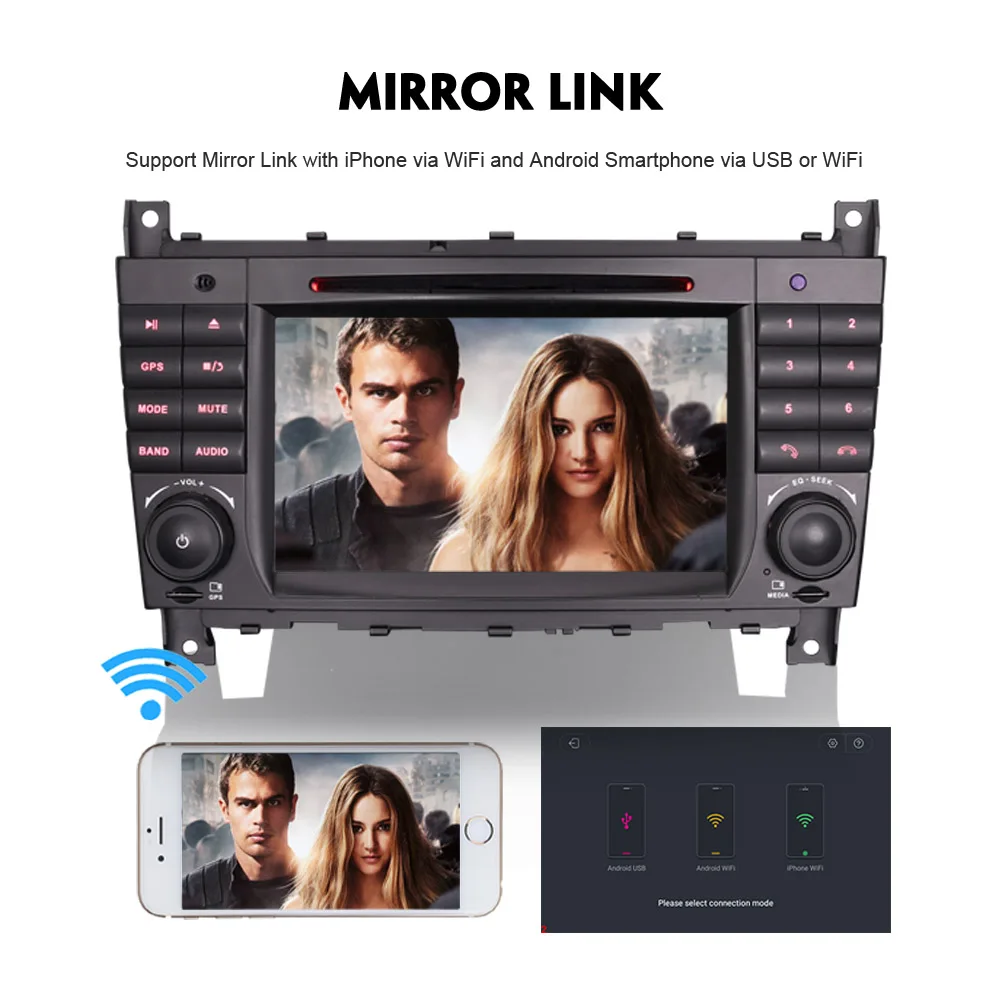 Cheap 7" Android 9.0 Car DVD Player DAB+Car Radio Autoradio Navigation GPS Bluetooth Wifi Stereo for Mercedes Benz CLK Class W209 A209 2 Cheap 7" Android 9.0 Car DVD Player DAB+Car Radio Autoradio Navigation GPS Bluetooth Wifi Stereo for Mercedes Benz CLK Class W209 A209 2