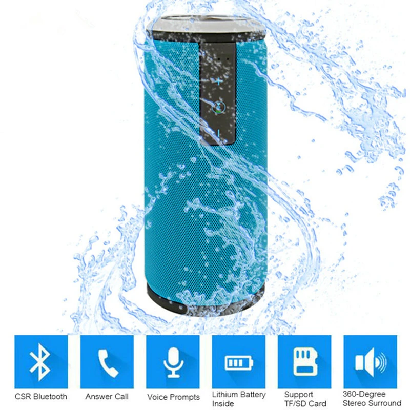 W King X6 беспроводной динамик HIFI Водонепроницаемый Bluetooth CSR4.0 TF карта мини