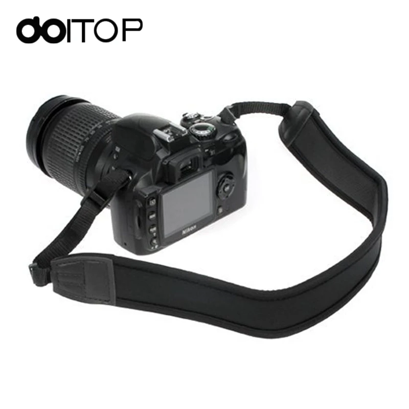 DOITOP Black Anti Slip Neoprene Camera shoulder/Neck Strap for Canon Universal Camcorder Belt