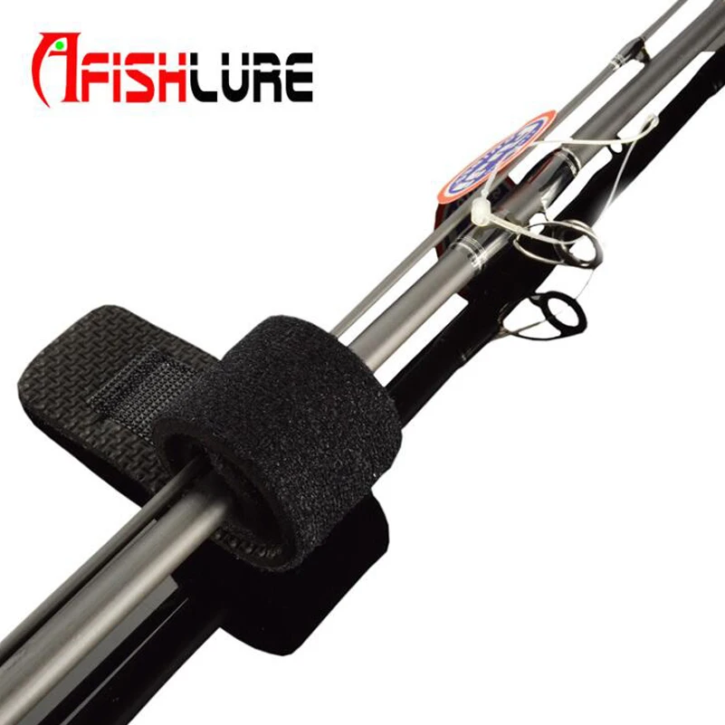 25cm*3cm Reflective Tied Rod Belt Fishing Tackle Belt Wrap Bundle Elastic Fishing Rod Fastening