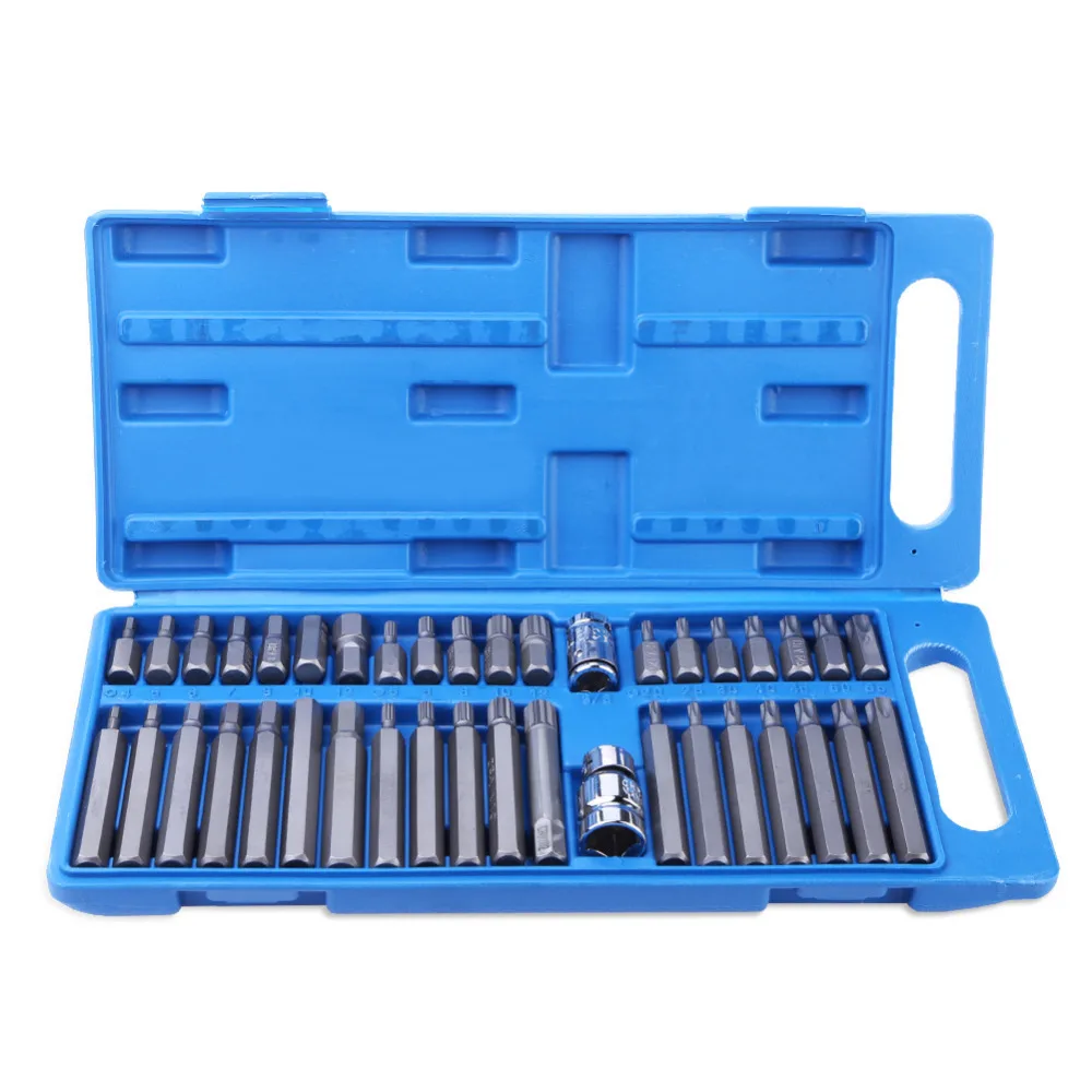 

40pcs/Set Torx Inner Hexagonal Star Batch Wrenches Set Spanner Kit Hand Tools Multifunctional Combination Household Tool Kit