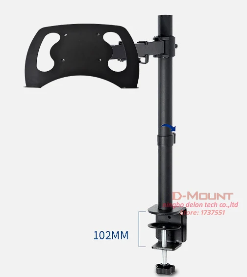 DL-MD10LP настольная подставка для ноутбука компьютерный лоток монитор держатель 1"-27" зажим базовый монитор крепление кронштейн загрузка 9,9 кг - Цвет: DL-MD10LP30