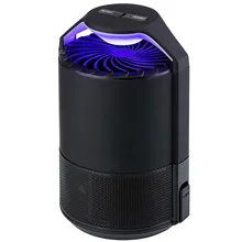 Электрическая ловушка Крытая ловушка для мух и комаров-УФ-лампа Электрический вентилятор и клеевой Настольный комбинированный ловушка даже самые маленькие летающие