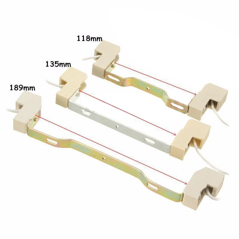 R7S патрон лампы Патрон разъем металлическая керамика ручка для прожектора, 118 мм