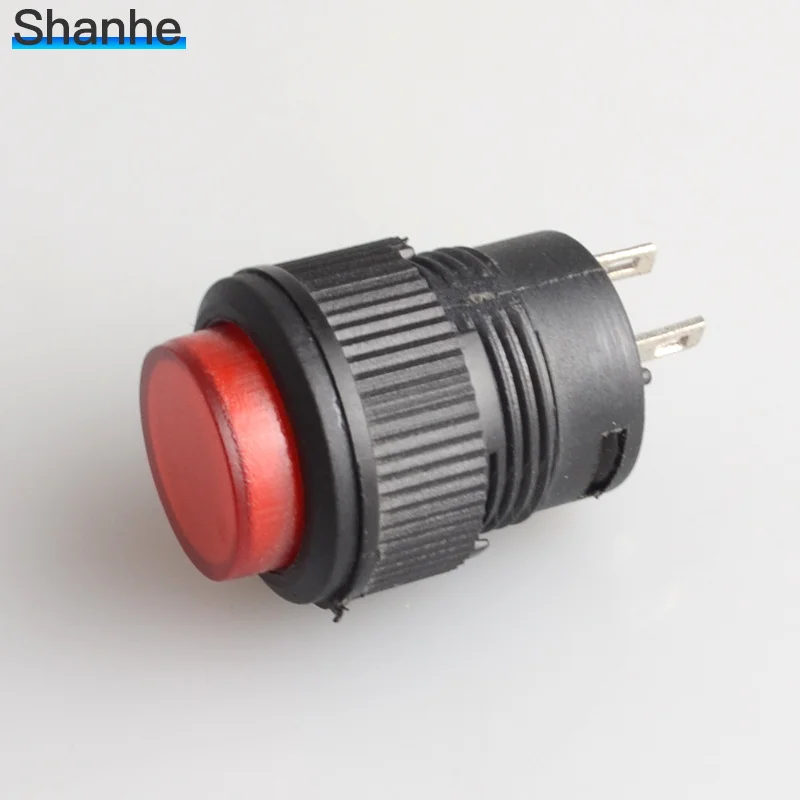 16 мм самоблокирующийся и мгновенный кнопочный переключатель 2pin|switch with led|switch