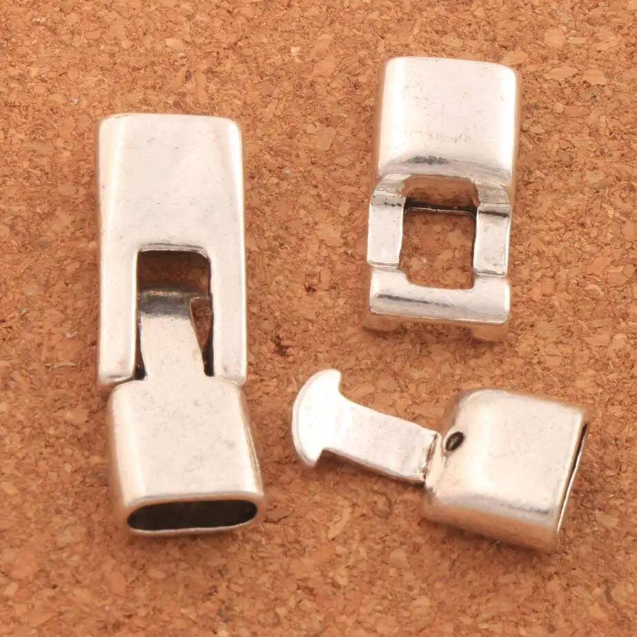 

Rectangle Smooth Toggles Clasps Hooks 37x12mm 8sets Antique Silver Clasps Jewelry Findings L1541
