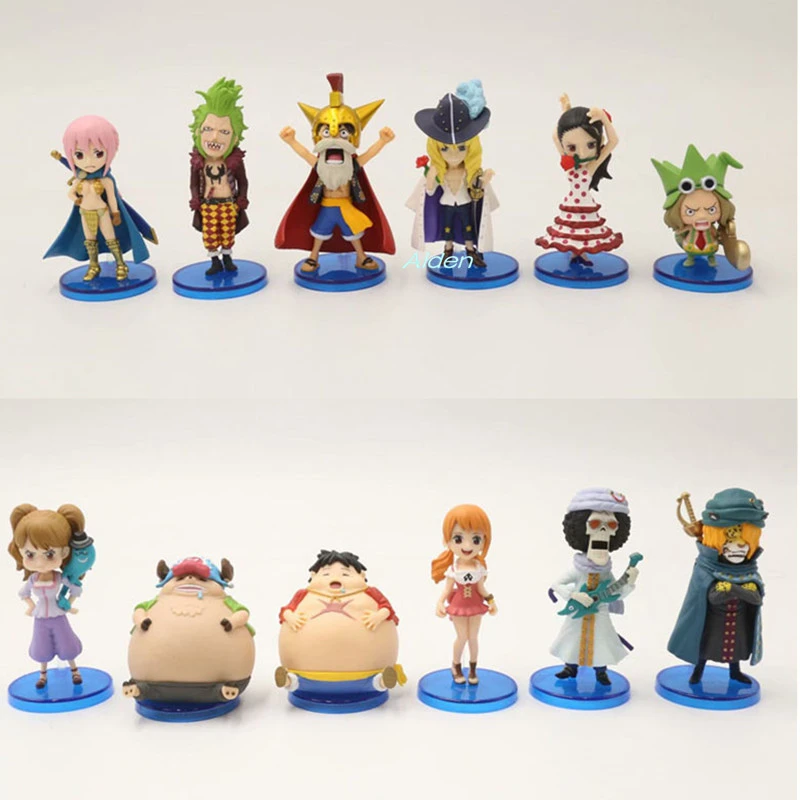 6pcs Set One Piece 128 Generations Cake Islands 127 Generations Dressrosa Pvc Action Figure Collectible Model Toy Box 8cm B6 Action Figures Aliexpress