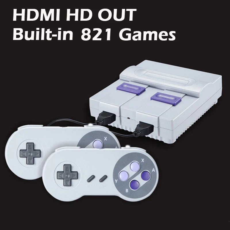 Мини ТВ игровой консоли Поддержка HDMI HD Ретро игровая консоль встроенный 821
