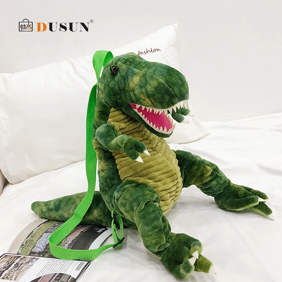 

Cute 3D Vivid Dinosaur Plush Backpack Women Small Animal Prints Backpack for School Teenagers Girls Designer Knapsack HOT Sales