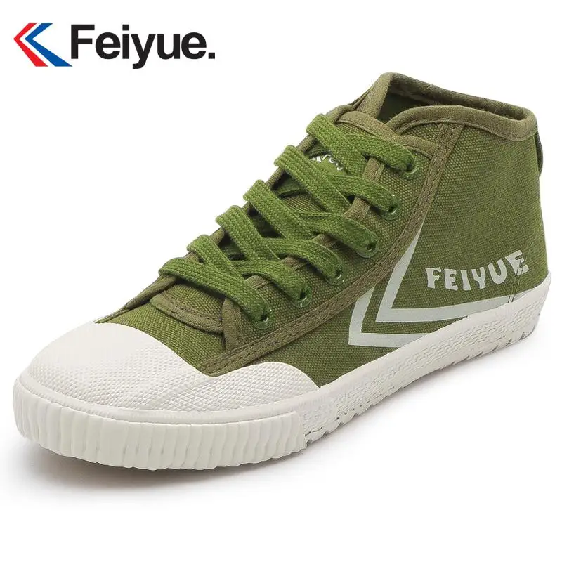 Feiyue/Мужская и женская обувь; Новинка; Delta Mids; классические боевые искусства; тхэквондо; кунг-фу; популярная и удобная обувь - Цвет: Retro  High 2001