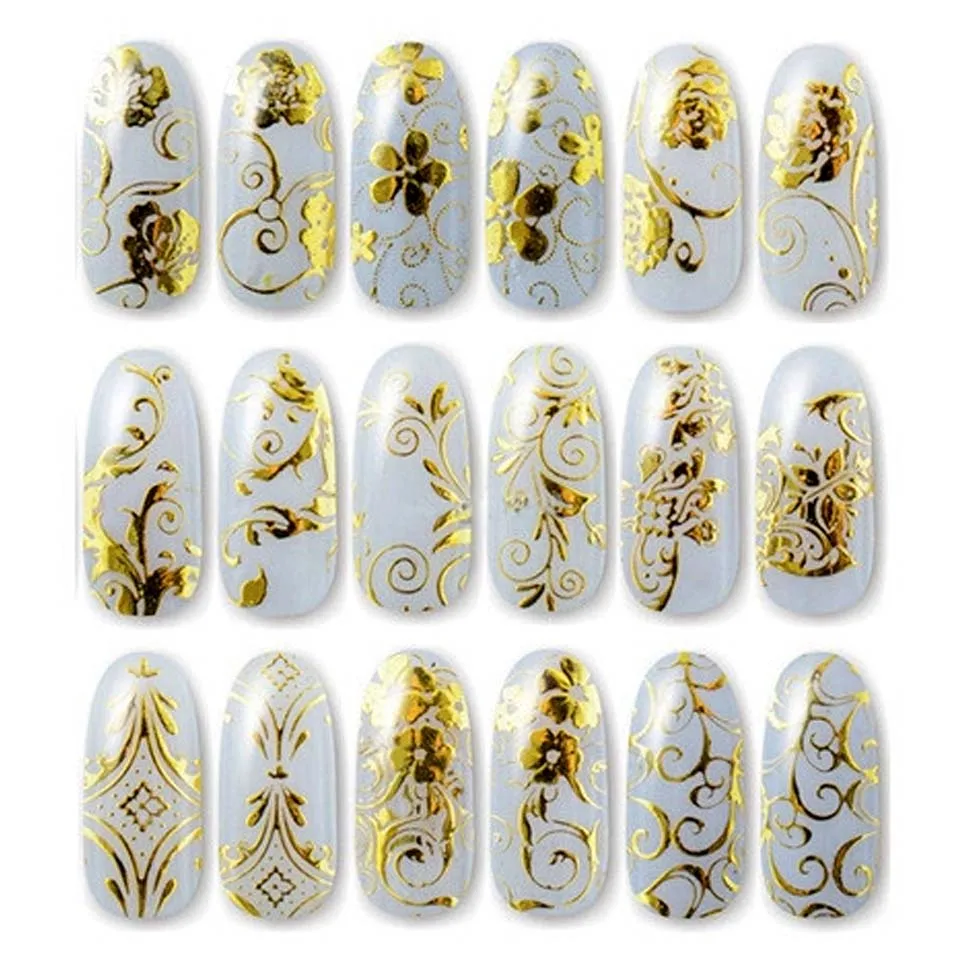 3D наклейки для дизайна ногтей 108 шт.|stickers for nails|3d stickers nail108pcs 3d |