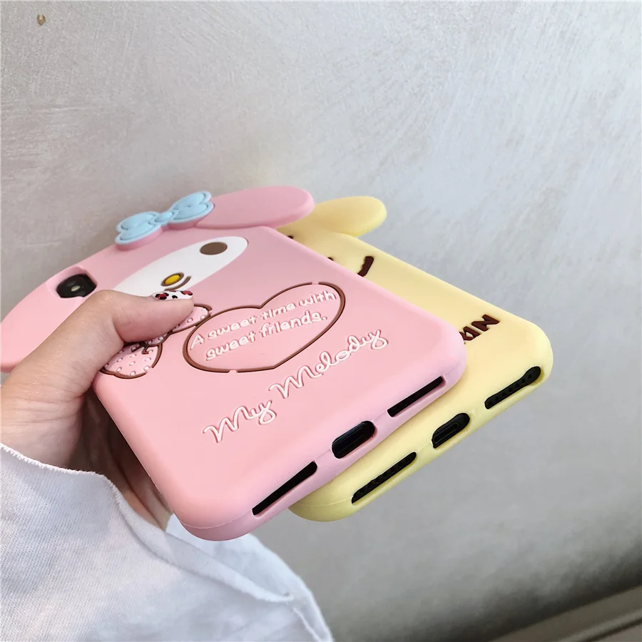 3D милый чехол для телефона с мультипликационным принтом My Melody Pom Purin Dog iPhone 6 6s 7 8 Plus