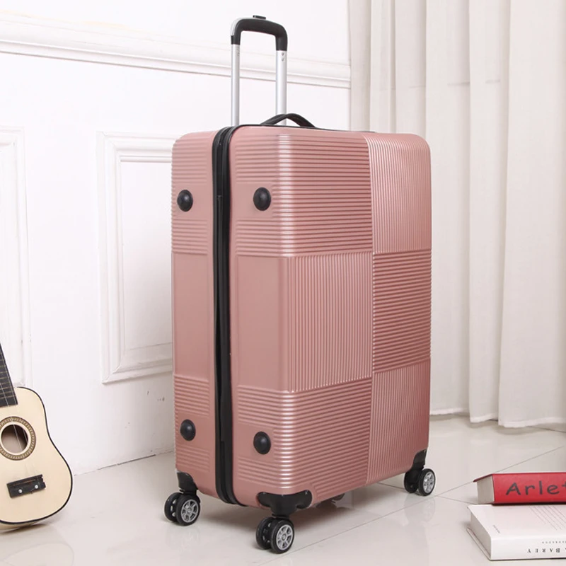 Equipaje de viaje con ruedas para Sipnner, ABS + maleta para mujer, maleta con ruedas para hombre, cabina de moda, caja de transporte, equipaje de 20/28 pulgadas - 4