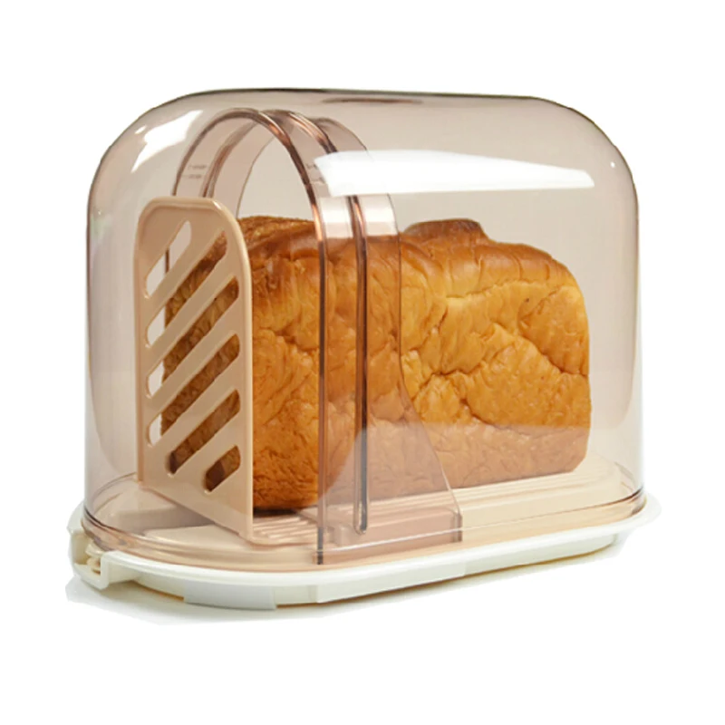 New arrival knife bread toast slicer rack bread storage box devicein