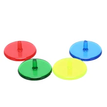 50 шт прозрачный Пластик отметка для мяча для гольфа положение маркеры разных цветной мяч для гольфа шаблон для маркировки аксессуары