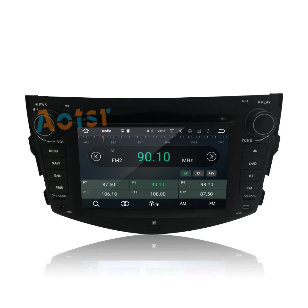 Perfect 7" 8 CORE+32GB ROM Android8.0 Car CD/DVD Player Radio Receive GPS Navigation for Toyota RAV4 2006 2007 2008 2009 2010 2011 2012 2