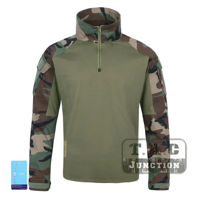 

EmersonGear BDU G3 Woodland Combat Shirts Emersone Battlefield Wicking Tops Assault Uniform Body Armor Apparel Hungting Airsoft