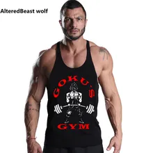 Летние мужские сексуальные майки с принтом «Драконий жемчуг», топы для бодибилдинга, мужские хлопковые майки без рукавов для фитнеса