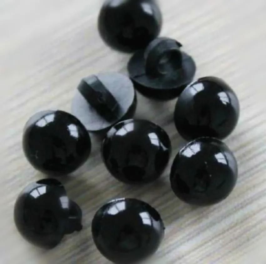 

Wholesale bulk lot 400pcs Black Resin Button Doll, Bear Sewable Safety Eyes 10mm