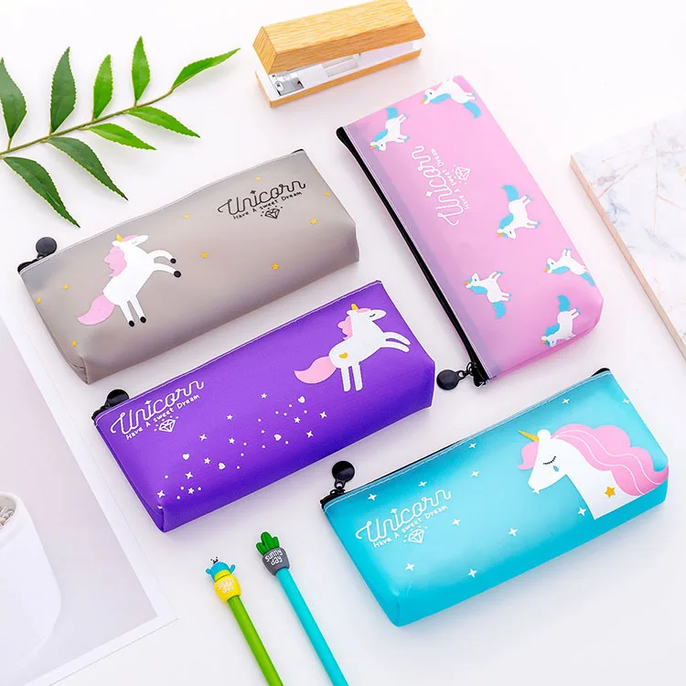 Канцтовары для учащихся сумка карандаш милый пенал Dreamy Pony Girl ручки с сердцем