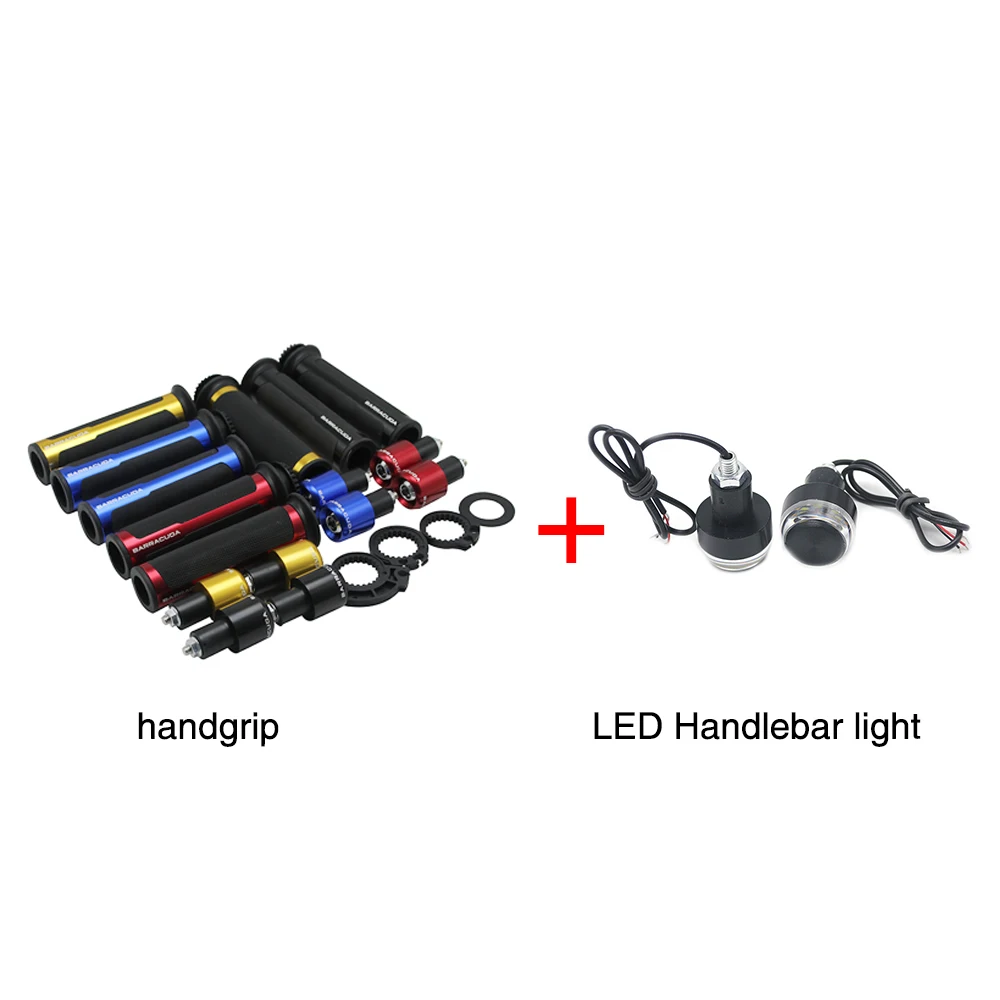 ZSDTRP ЧПУ 7/8 ''на руль мотоцикла или конец светодиодный поворотник светильник+ ручками Универсальный для 22 мм улице и гоночные Moto