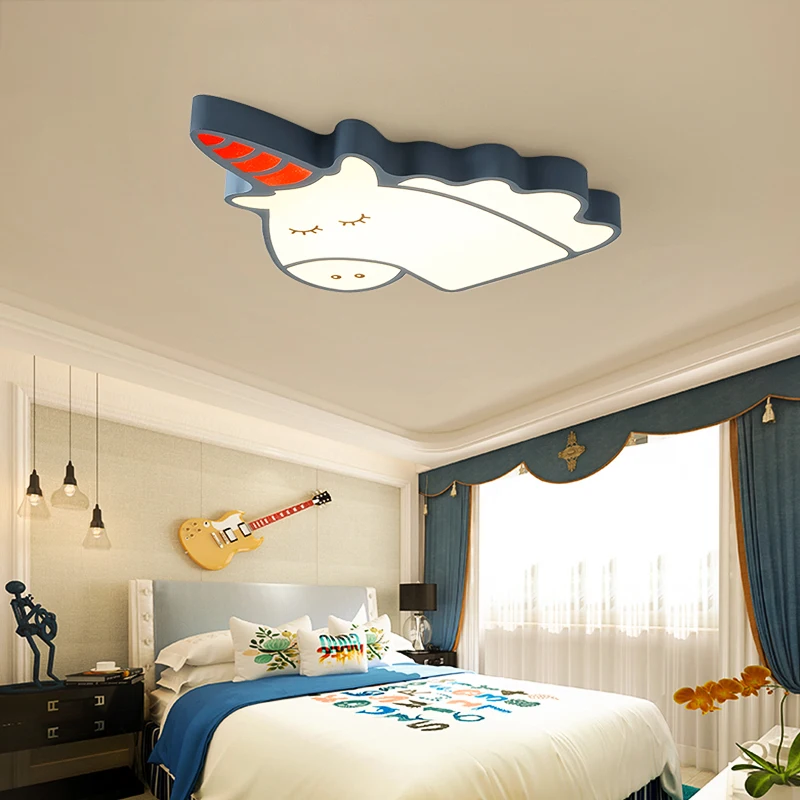 

Wooights Modern Metal Cartoon Ceiling Lights for baby Boys and Girls Cartoon surface mounted Modern Ceiling lamp for Kid Bedroom