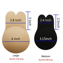 FLORATA, Женский силиконовый бюстгальтер для сосков, пуш-ап, бюстгальтер для подтягивания груди, клейкий бюстгальтер, укороченный топ, 1 пара