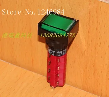 

[SA]M16 with lock button switch DECA Taiwan Progressive Alliance rectangular four normally open normally closed D16LAT2-4AB--5pc