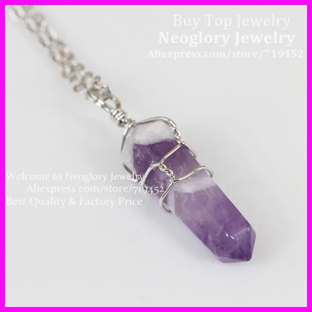 6pcs Natural Hexagon Healing Point Crystal Gems Druzy Stone Quartz