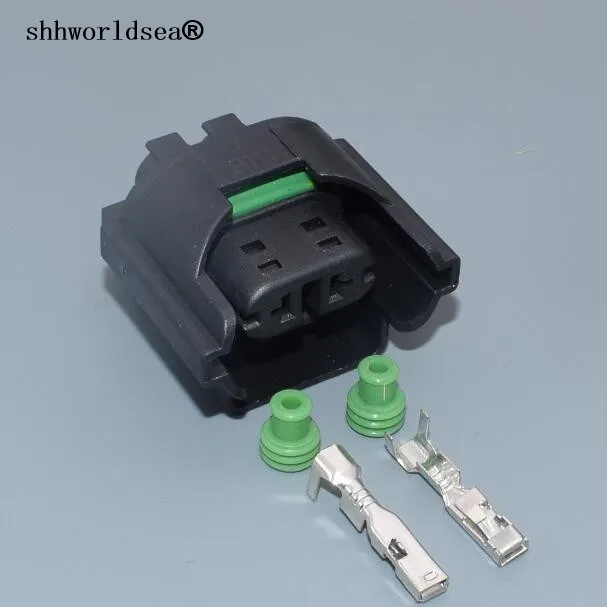 

shhworldsea 2pin 3.5mm for VW Audi Passat fog plug 3D0941165A waterproof wiring harness connector 3D0 941 165A